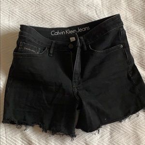 Calvin Klein Black Jean Shorts